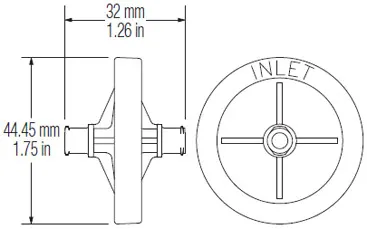 Dimensions - Luer-Lok compatible variant